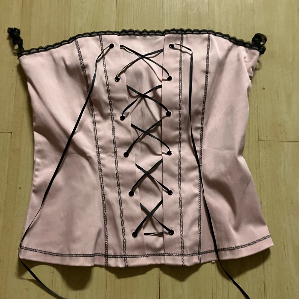charlotte russe pink corset